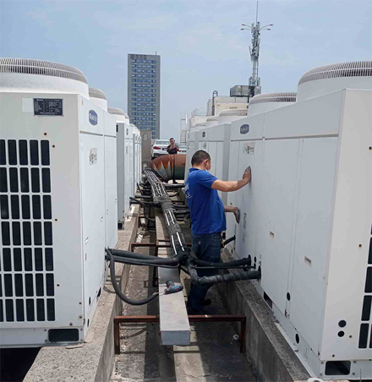 秦都中央空调制热和不制冷系统维修方法